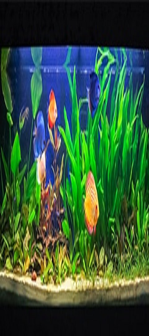 Bunte Fische in einem Aquarium