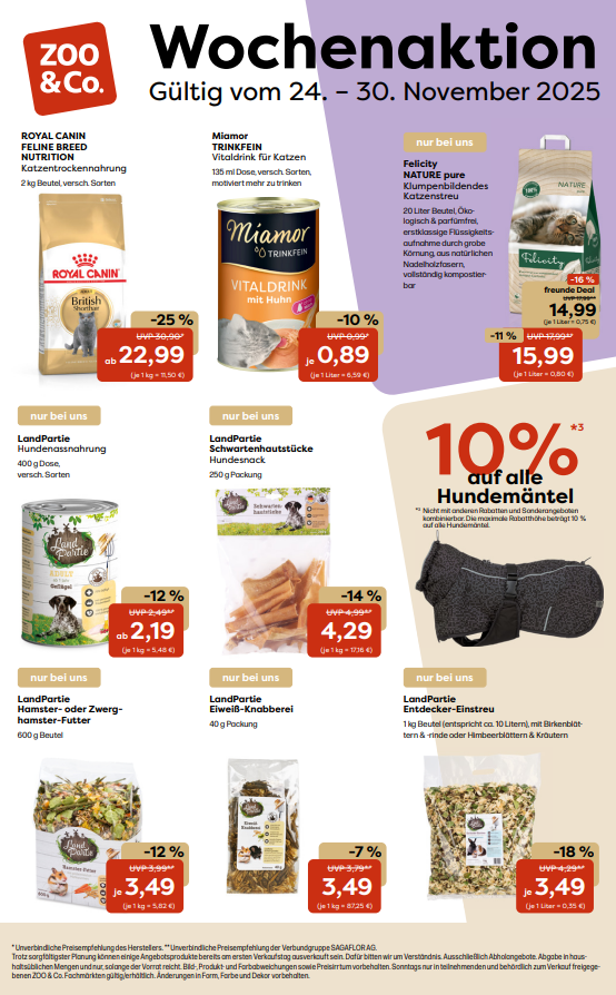 Entdecke unsere aktuelle Wochenaktion vom 24. - 30.11.2025!
